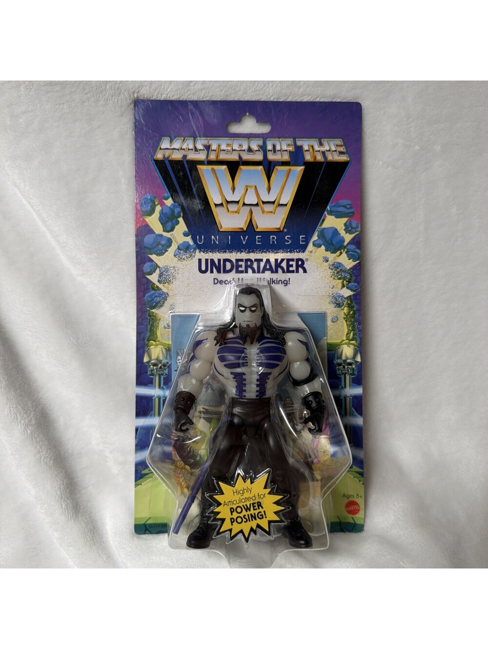 Masters of the WWE Universe Undertaker Action Figure Wave 3 Scareglow New Sealed